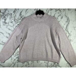 Maurices Womens Size Large Cozy Pullover Sweater With Textured Knit Design